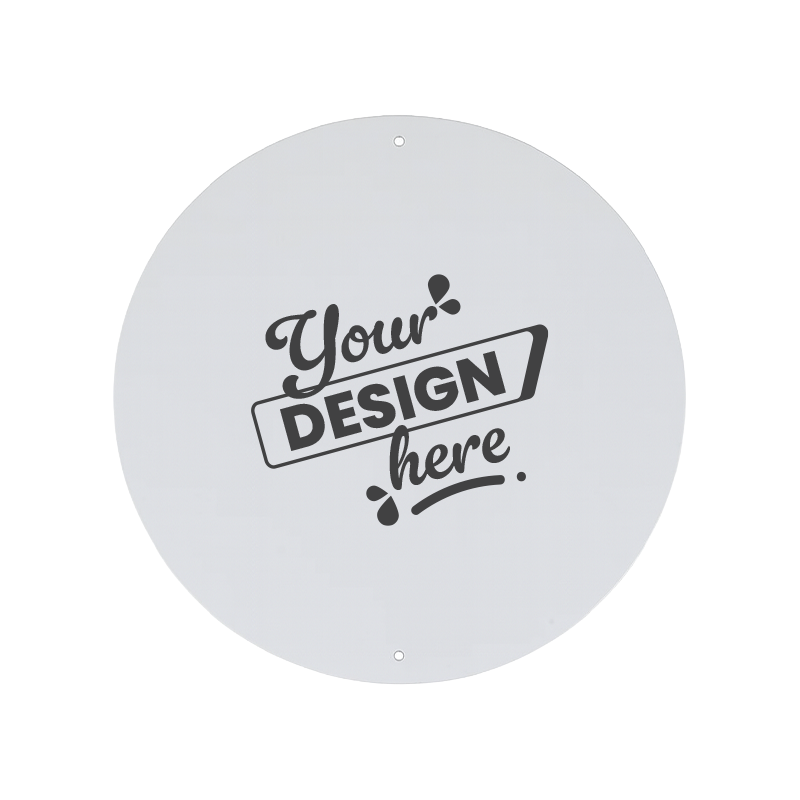 8x8 inch Round Decorative Metal Sign
