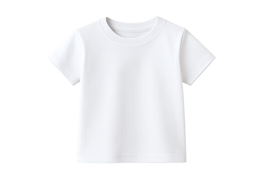 create Kids 180g Cotton T-Shirt black no background 2048x2048
